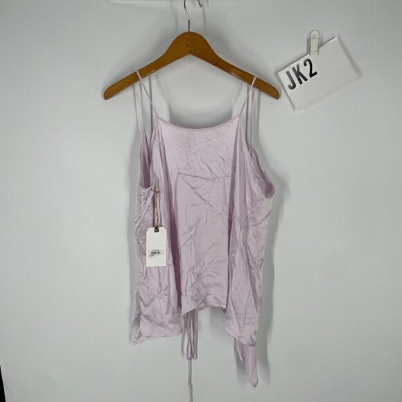 NWT Nordstrom Leith pale purple tie top sz L - Picture 9 of 12